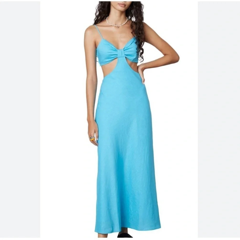 NIA Chamomile‎ Cutout Maxi Dress XS NWT